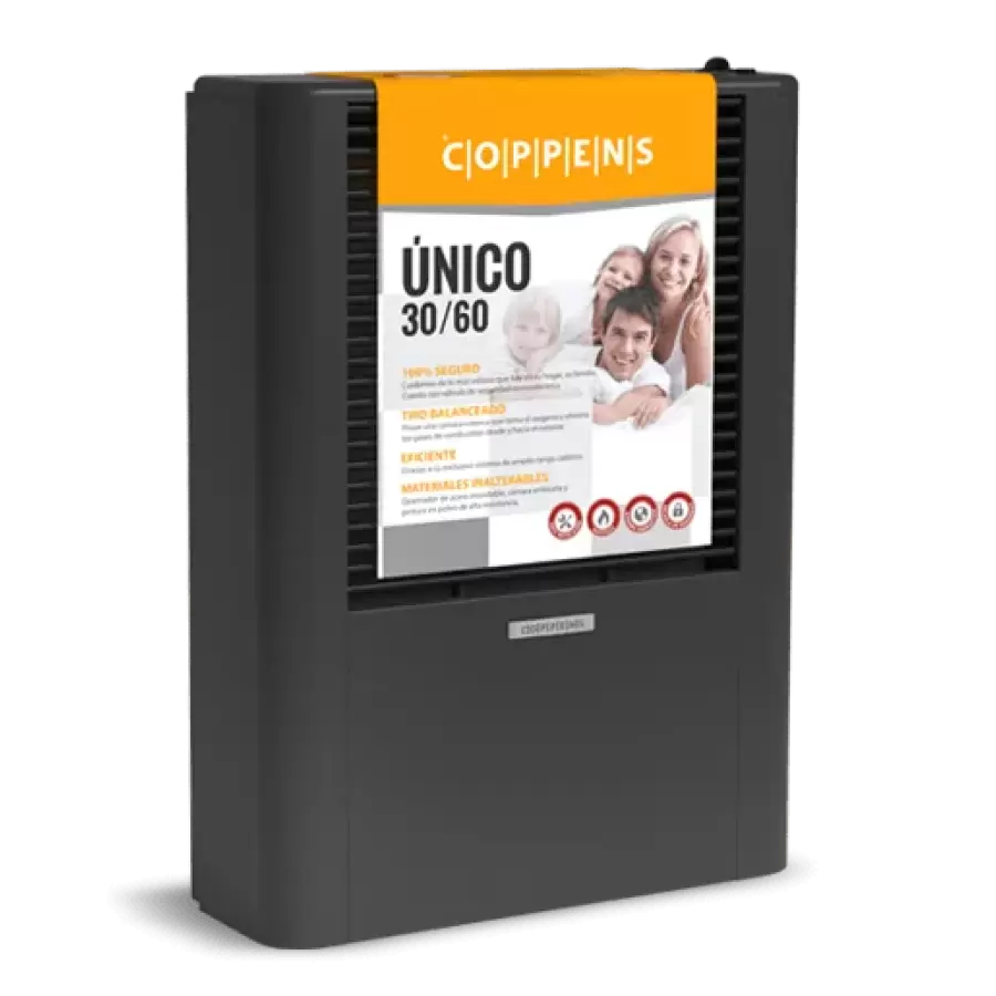 CALEFACTOR 30-60 UNICO SALIDA POSTERIOR  COPPENS (C60BUAM)