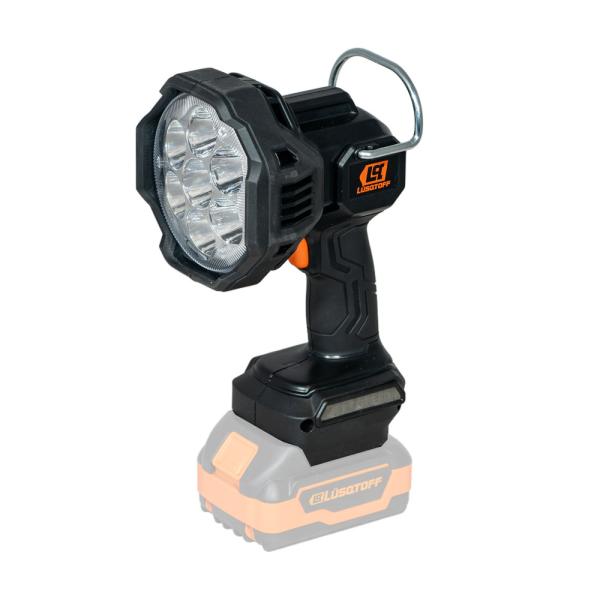 LINTERNA LED A BATERIA 18V LUSQTOFF "BLACK SERIES" (LINL28-9B)